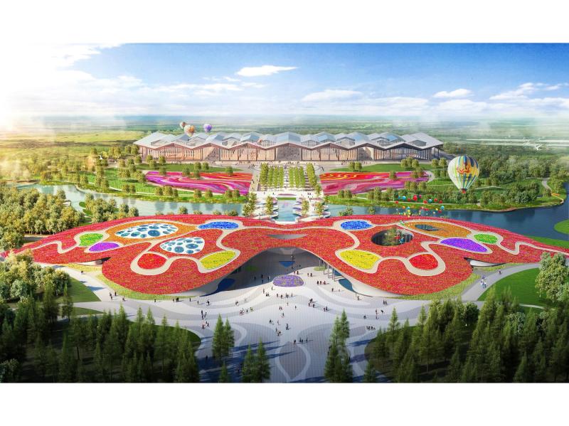 花海映崇明，盛事待君臨——倒計時307天，第十屆中國花博會即將綻放生態園